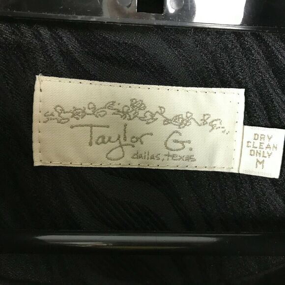 Taylor G Blouse Size M Multicolor Animal Print Rayon Blend Button Up Womens - Picture 10 of 11